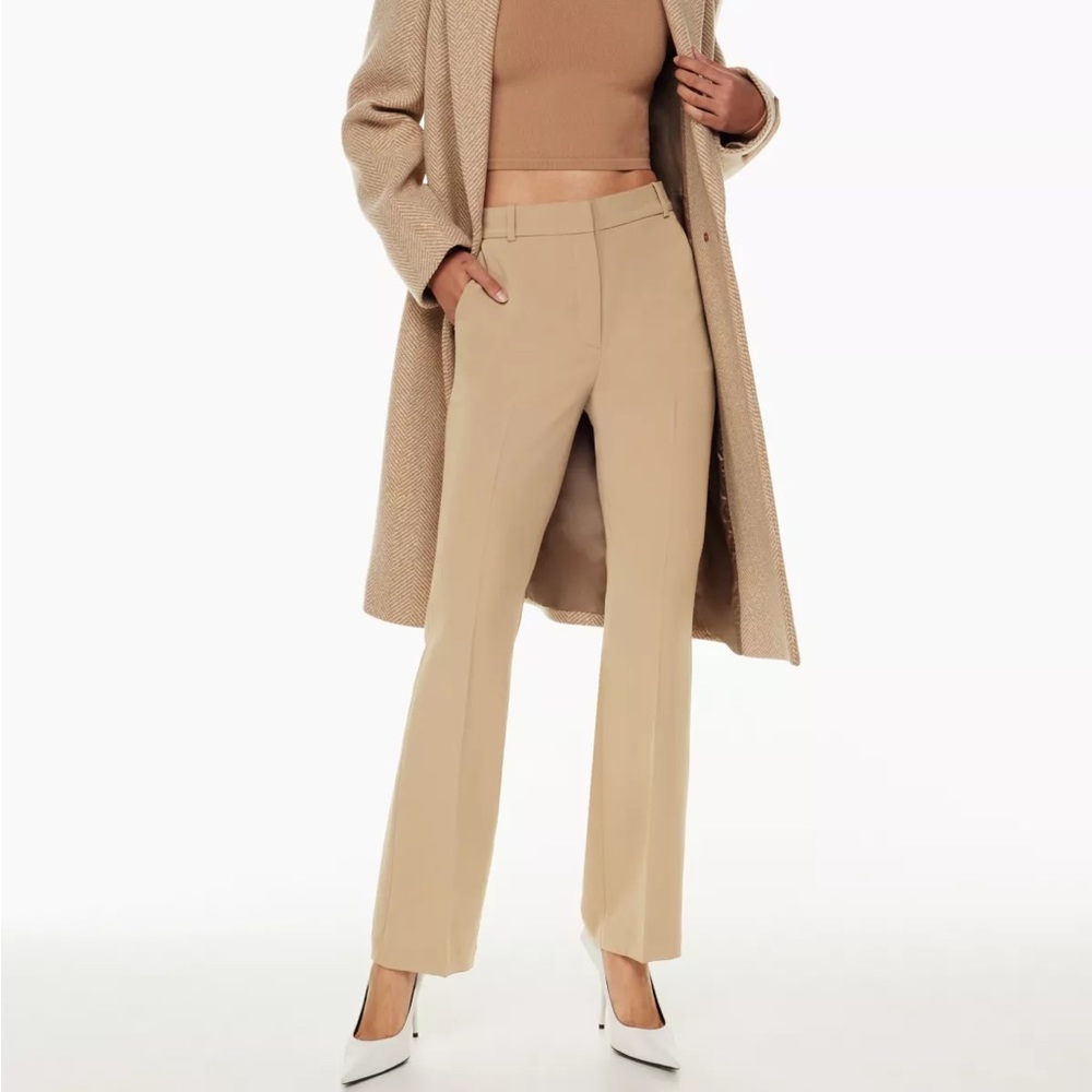 Aritzia Babaton Publish Pant in heather modern taupe sz 2